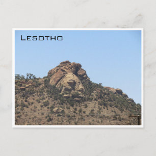 lesotho lion rock briefkaart