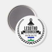 Lesotho Magneet (Voorkant / Achterkant)
