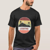Lesotho Mountain en Palms T-shirt (Voorkant)