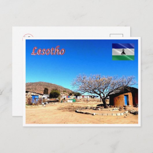 Lesotho - Panorama - Briefkaart (Voorkant / Achterkant)