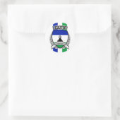 Lesotho Ronde Sticker (Tas)