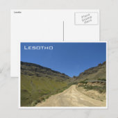 lesotho sani pass briefkaart (Voorkant / Achterkant)
