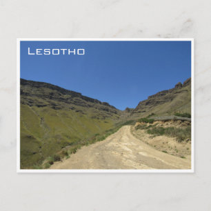 lesotho sani pass briefkaart