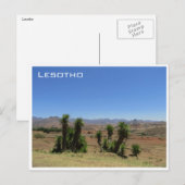 lesotho-uitzicht briefkaart (Voorkant / Achterkant)