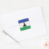Lesotho Vierkante Sticker (Envelop)