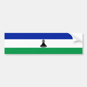 Lesotho-vlag Bumpersticker