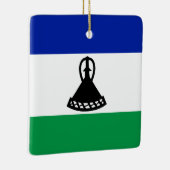 Lesotho Vlag Keramisch Ornament (Rechts)