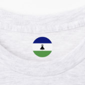 Lesotho vlag labels (Aangebracht)