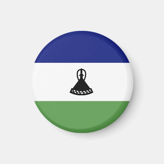 Lesotho vlag magneet (Voorkant)