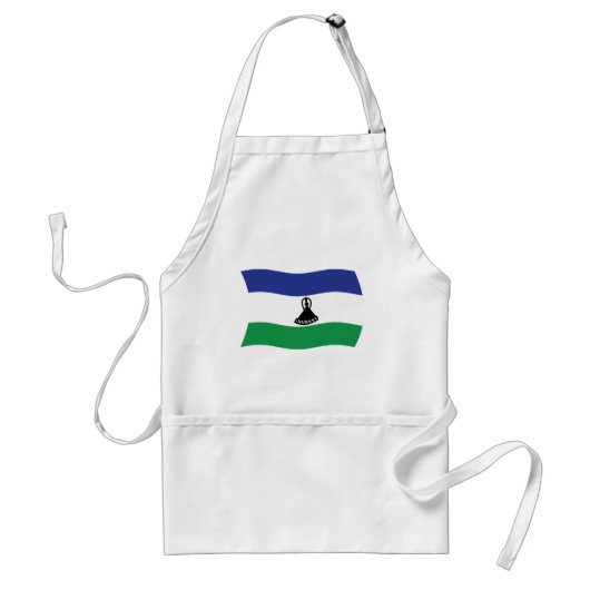 Lesotho Vlag Schort (Voorkant)