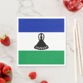 Lesotho Vlag Servet (Insitu)