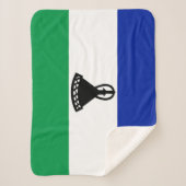 Lesotho-vlag Sherpa Deken (Voorkant)