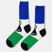 Lesotho-vlag Sokken (Links)