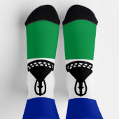Lesotho-vlag Sokken (Top)