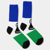 Lesotho-vlag Sokken (Rechts)
