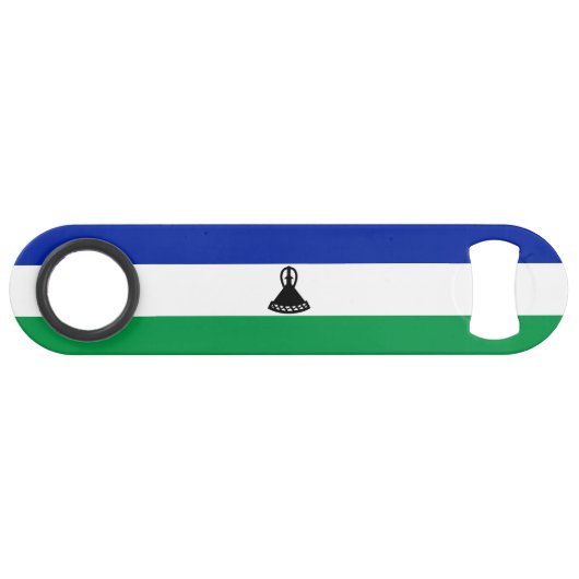 Lesotho Vlag Speed Flessenopener (Voorkant (Horizontaal))