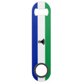 Lesotho Vlag Speed Flessenopener (Voorkant)