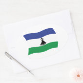 Lesotho Vlag Sticker (Envelop)