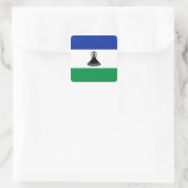 Lesotho Vlag Sticker (Tas)