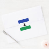 Lesotho Vlag Sticker (Envelop)