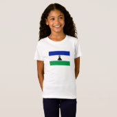 Lesotho Vlag T-shirt (Voorkant volledig)
