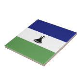 Lesotho vlag tegeltje (Zijkant)