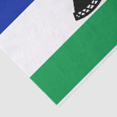 Lesotho Vlag Tissuepapier (Detail)