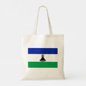 Lesotho-vlag Tote Bag (Achterkant)