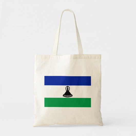Lesotho-vlag Tote Bag (Voorkant)