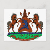 Lesotho-wapenschild Briefkaart (Voorkant)