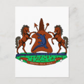 Lesotho-wapenschild Briefkaart (Voorkant)