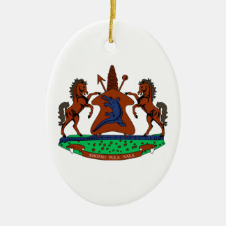 Lesotho-wapenschild Keramisch Ornament