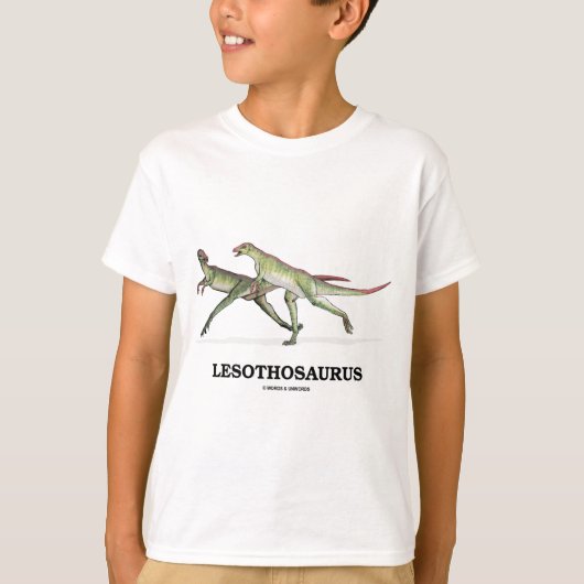 Lesothosaurus (Ornithischian Dinosaur) T-shirt (Voorkant)