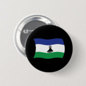 Lesothovlag knop ronde button 5,7 cm (Voorkant /achterkant)