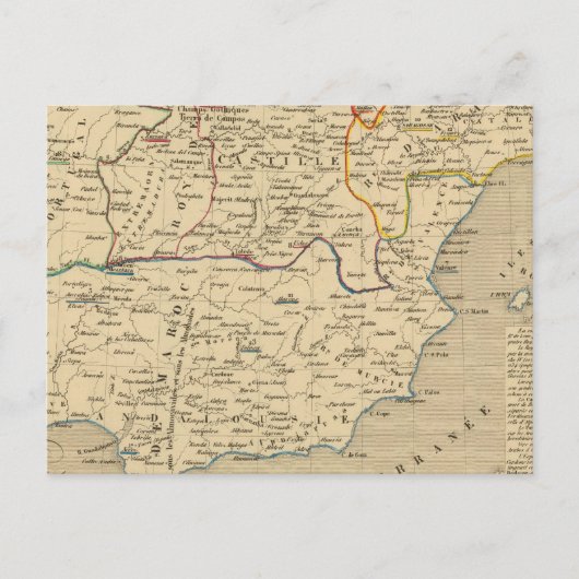 L'Espagne 1027 a 1212 Briefkaart (Voorkant)