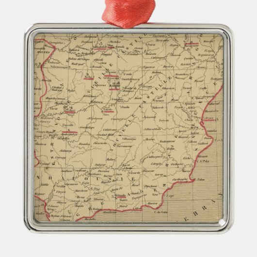 L'Espagne 1492 a 1640 Metalen Ornament (Voorkant)
