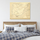 L'Espagne 585 a 756 Canvas Afdruk (Insitu (Slaapkamer))