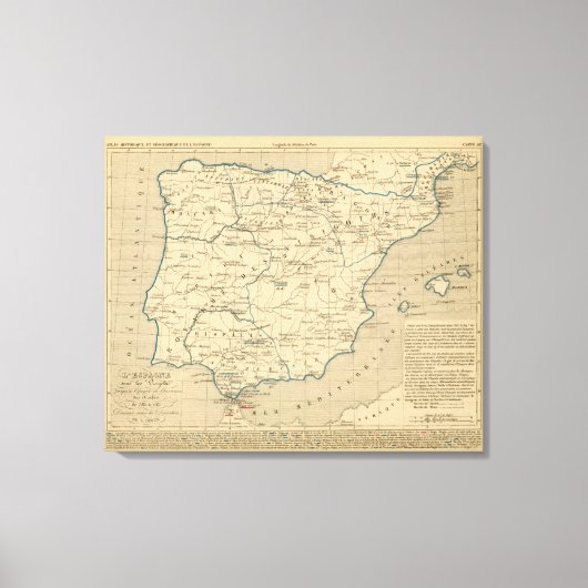 L'Espagne 585 a 756 Canvas Afdruk (Voorkant)
