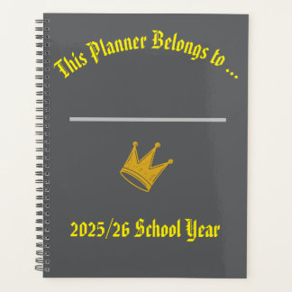 Lesplanner met ruimte voor naam planner