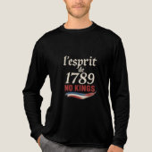 L'Esprit de 1789 No Kings Tri-Blend Shirt (Voorkant volledig)