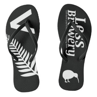 Less Brewery New Zealand Jandals Teenslippers