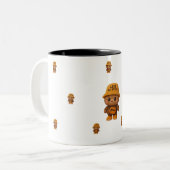 less but better Mug Tweekleurige Koffiemok (Voorkant links)