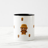 less but better Mug Tweekleurige Koffiemok (Center)