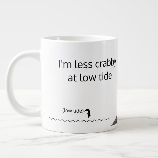 Less Crabby Need Coffee Ecuadorian Hermit Crab Art Grote Koffiekop (Links)