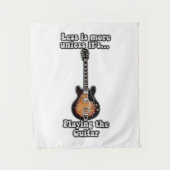 Less is more unless it's playing the guitar. brown wandkleed (Voorkant)