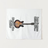 Less is more unless it's playing the guitar. brown wandkleed (Voorkant (horizontaal))