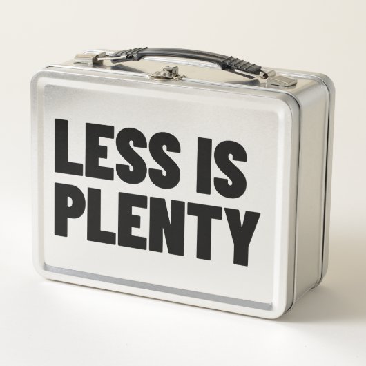 Less Is Plenty Minimalistische Streetwear-Typograf (Voorkant)