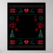 Less Jingle More Hygge Christmas Swedish Norwegian Poster (Voorkant)