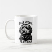 Less People More Dogs Mug - Golden Doodle Koffiemok (Links)