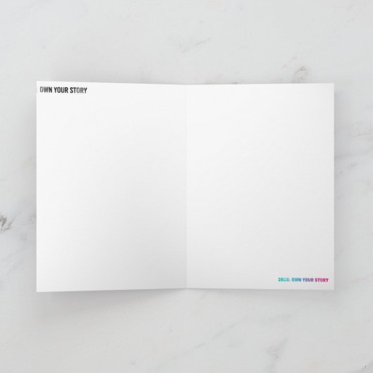 Less Resolution, More Evolution: The 2026 New Year Feestdagen Kaart (Binnen)